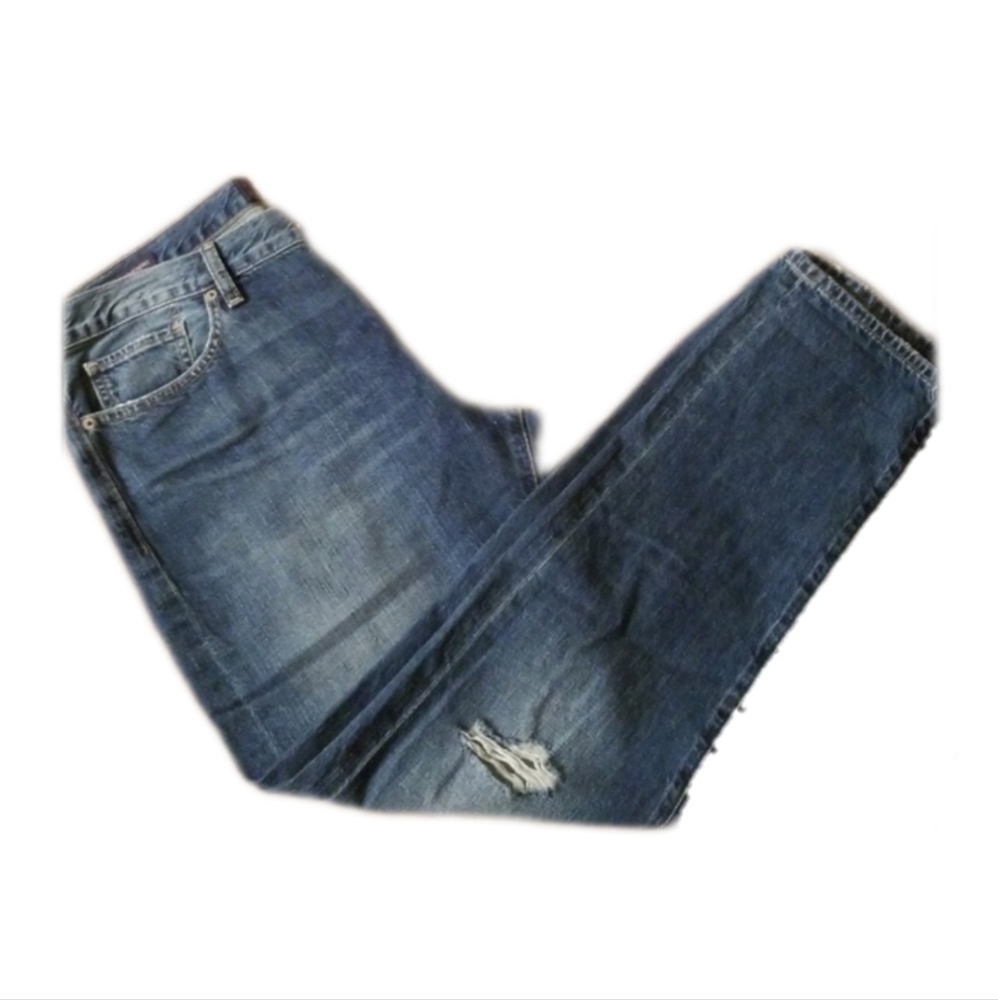 Lucky Brand Sienna Slim Distressed Boyfriend Jeans 12/31